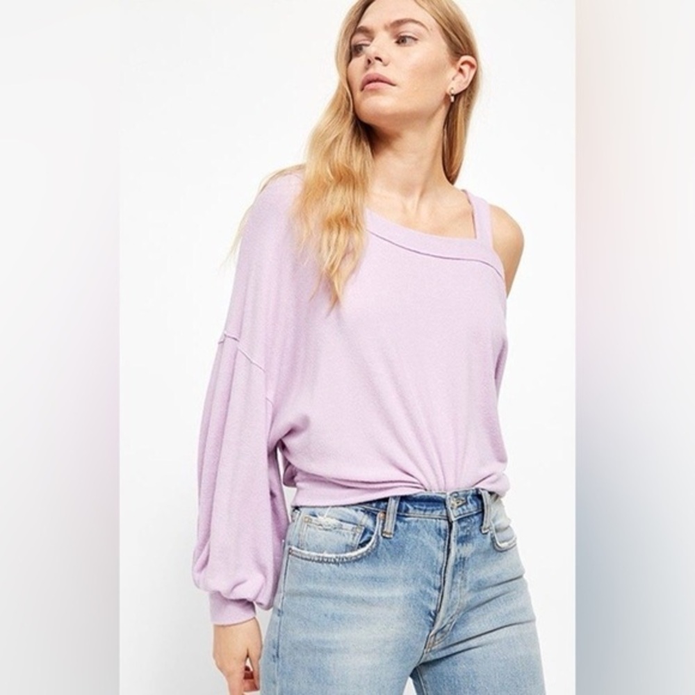 NWT Free People Flaunt It Pullover Magical Lilac size XS